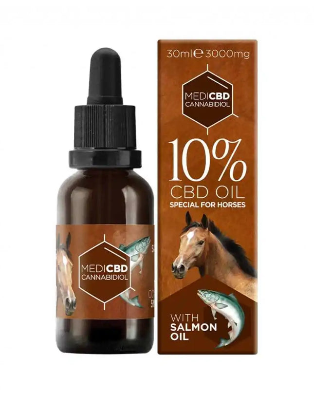 Huile CBD 10% broad spectrum cheval | MEDICBD
