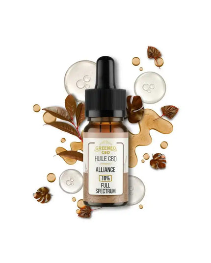 Huile CBD 10% full spectrum alliance | GREENEO