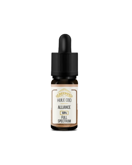 Huile CBD 10% full spectrum alliance | GREENEO