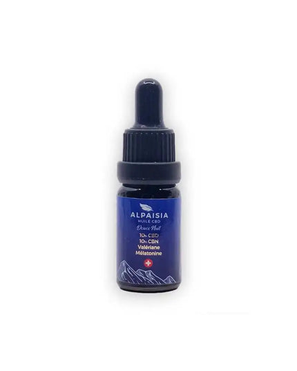 Huile CBD 10% full spectrum douce nuit | ALPAISIA