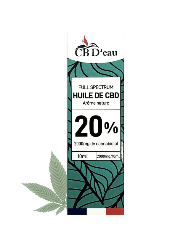 Huile CBD 20% full spectrum | CBD'EAU