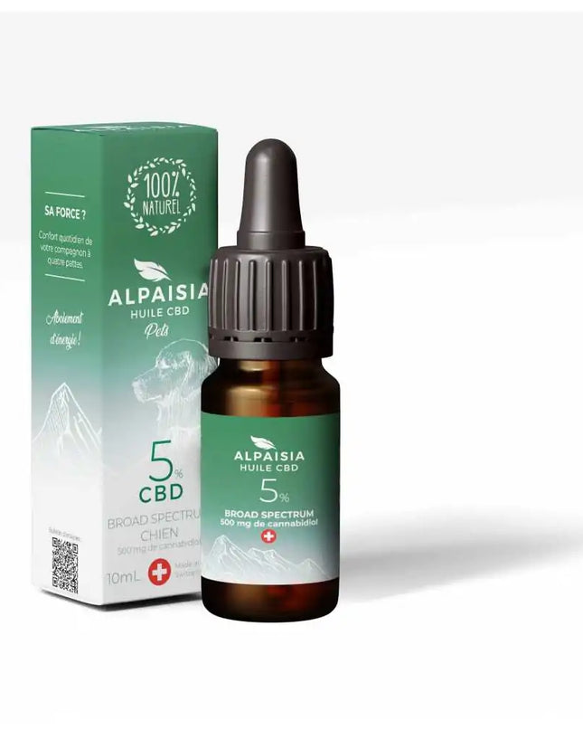 Huile CBD 5% broad spectrum chien | ALPAISIA