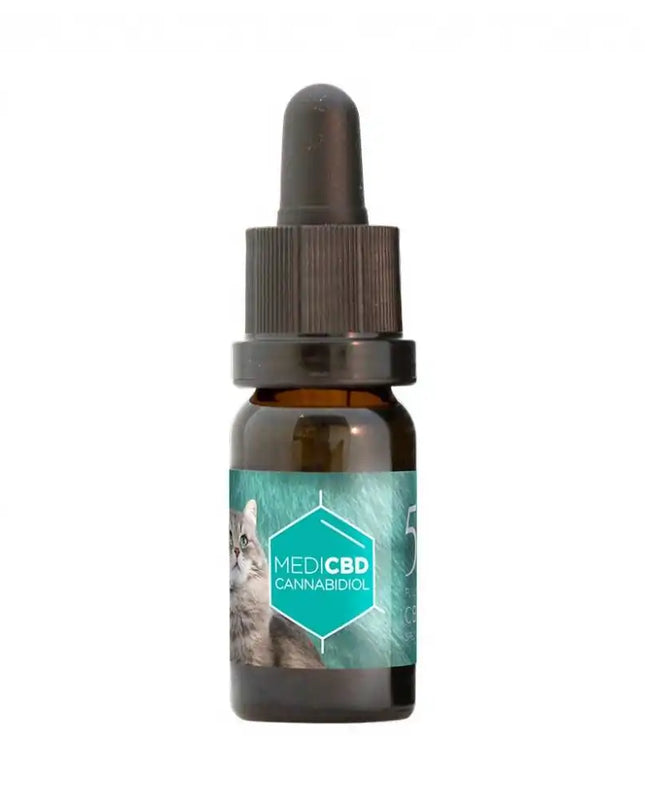 Huile CBD 5% full spectrum chat | MEDICBD