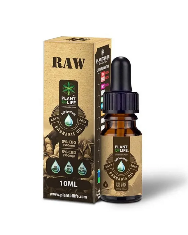 Huile CBD & CBG 10% full spectrum | PLANT OF LIFE
