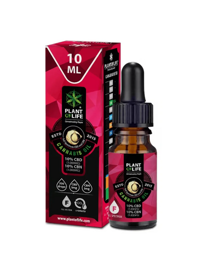 Huile CBN CBD 10% 10ML Full Spectrum | PLANT OF LIFE