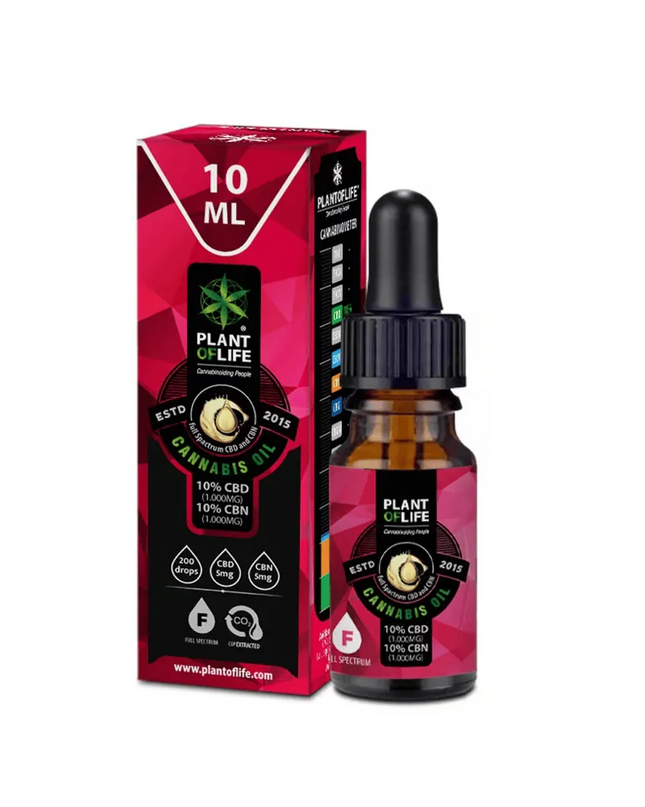 Huile CBN CBD 10% 10ML Full Spectrum | PLANT OF LIFE