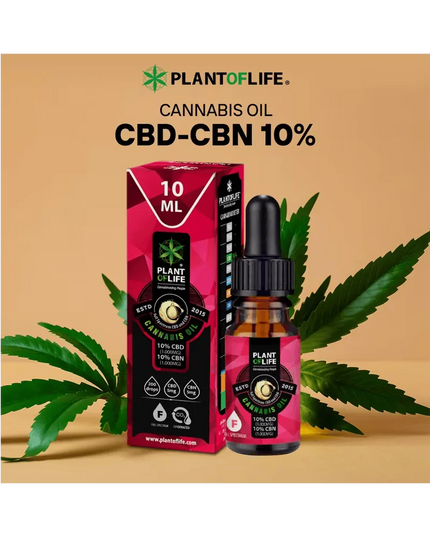 Huile CBN CBD 10% 10ML Full Spectrum | PLANT OF LIFE