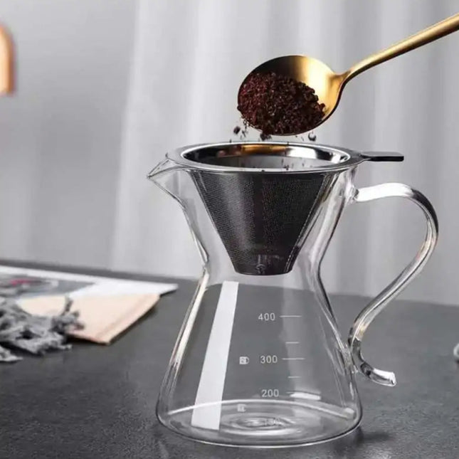 Infuseur à thé en acier inoxydable avec support