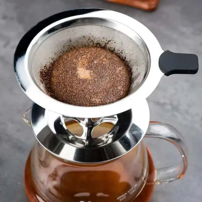 Infuseur à thé en acier inoxydable avec support