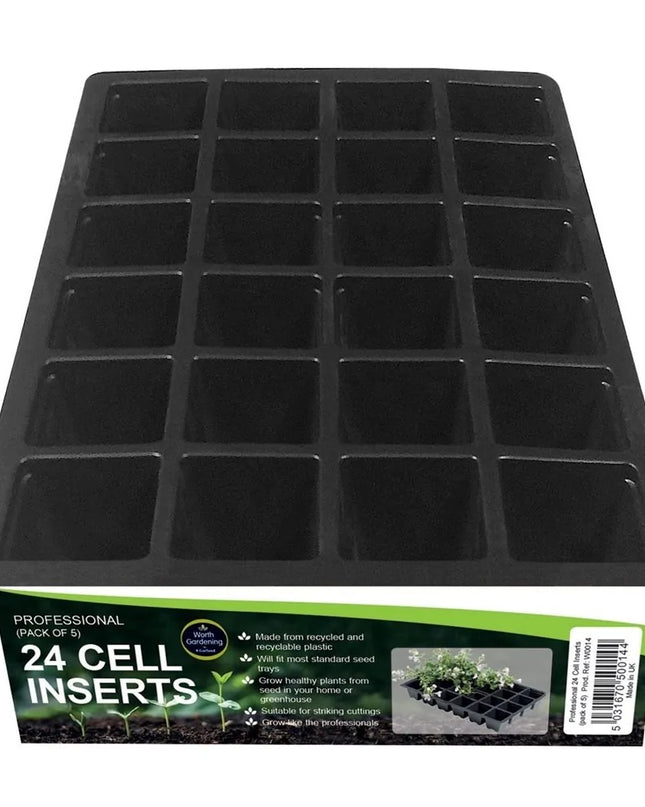 Inserts professionnels 24 cellules (lot de 5)