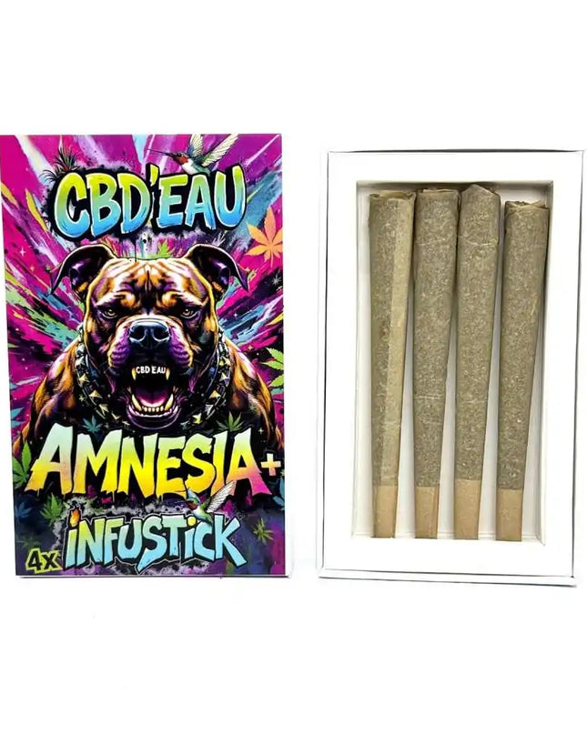 Infustick CBD Amnesia 7% - Lot de 4 sticks