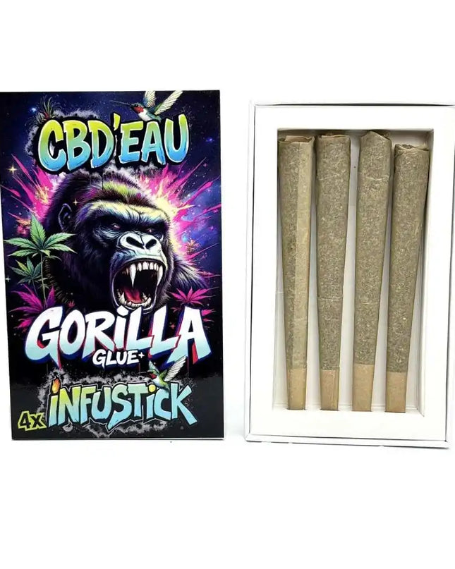 Lot 4 Infustick CBD 7% Gorilla Glue | CBD'EAU