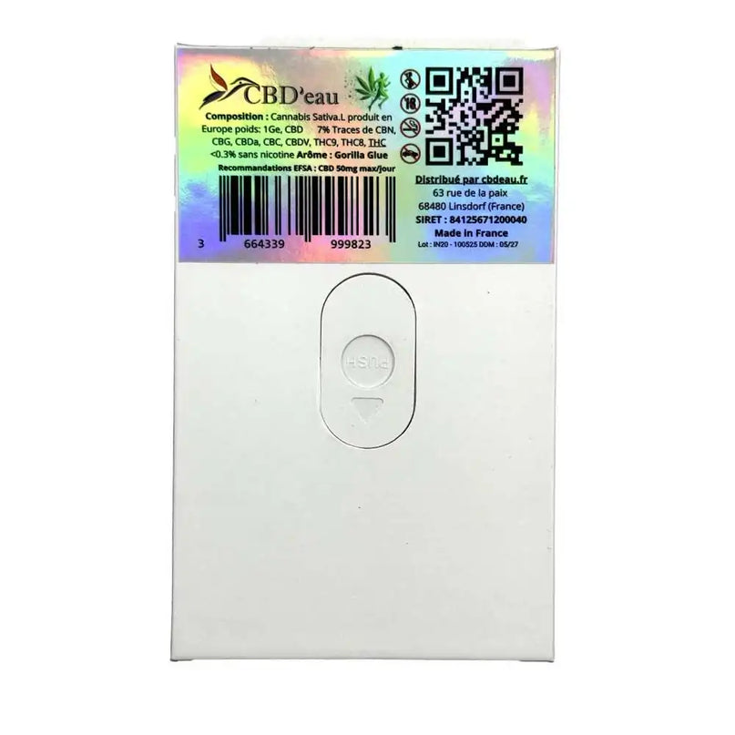 Lot 4 Infustick CBD 7% Gorilla Glue | CBD'EAU