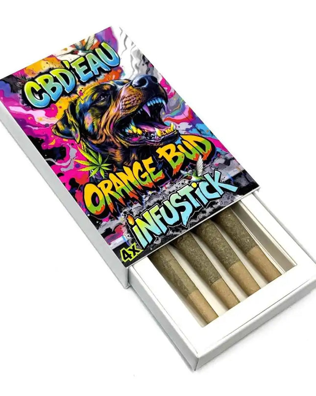 Lot 4 Infustick CBD 7% Orange Bud | CBD'EAU