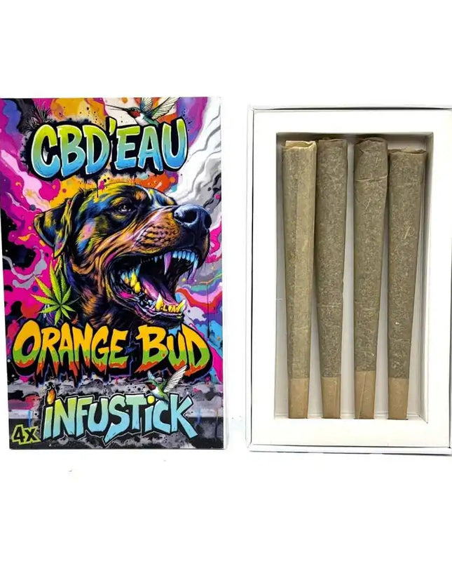 Lot 4 Infustick CBD 7% Orange Bud | CBD'EAU