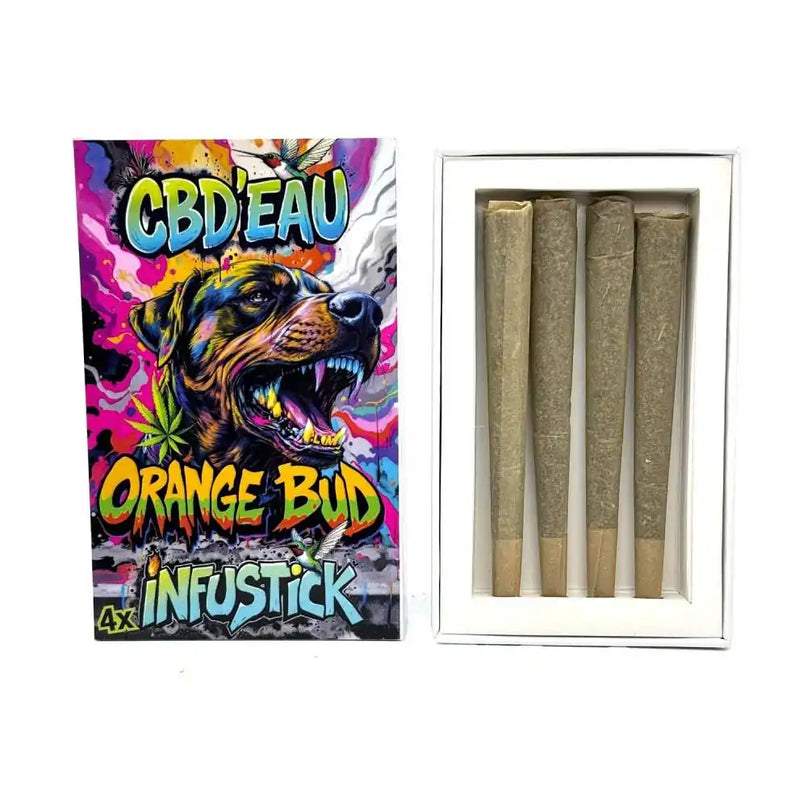 Lot 4 Infustick CBD 7% Orange Bud | CBD'EAU