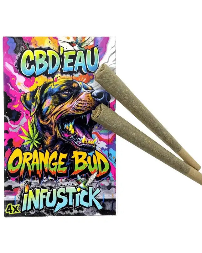 Lot 4 Infustick CBD 7% Orange Bud | CBD'EAU