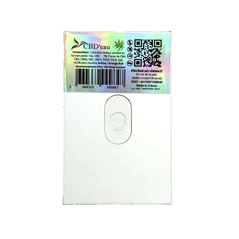 Lot 4 Infustick CBD 7% Orange Bud | CBD'EAU