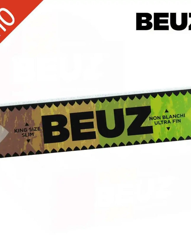 Lot de 10 Carnets Feuilles à Rouler Brown Slim BEUZ