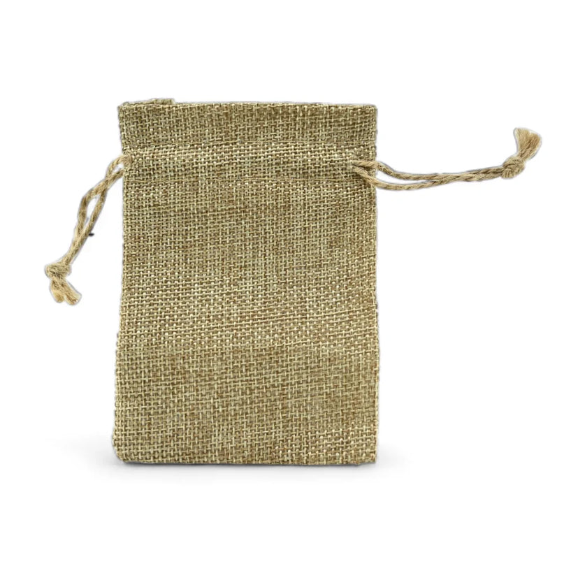 Lot de 50 pochettes emballage imitation Chanvre 9x12cm