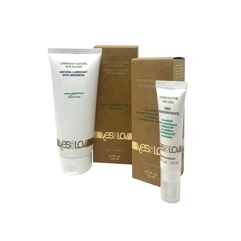 Lubrifiant algues & concentré de CBD | YES FOR LOV