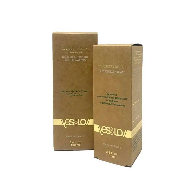 Lubrifiant algues & concentré de CBD | YES FOR LOV