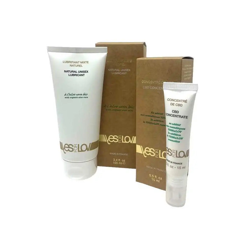 Lubrifiant aloé vera & concentré de CBD | YES FOR LOV