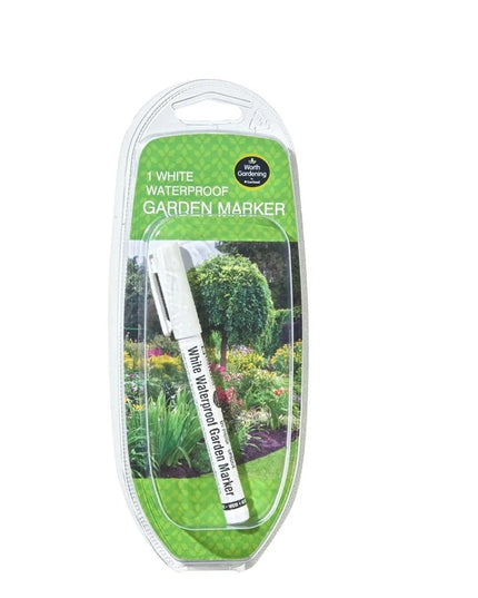 Marqueur de jardin étanche blanc