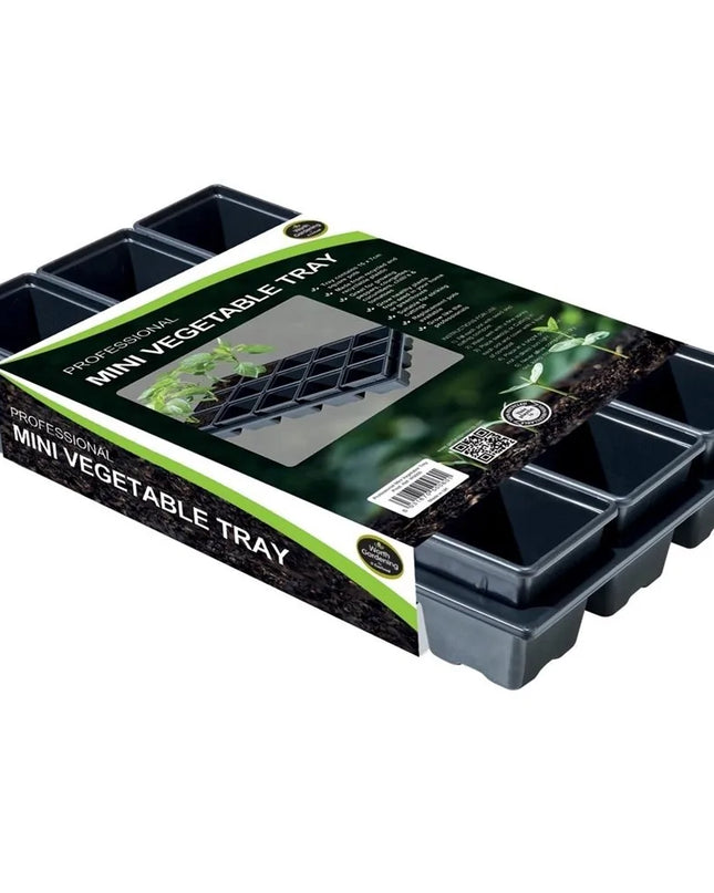 Mini bac à légumes professionnel (15 pots carrés de 7 cm)