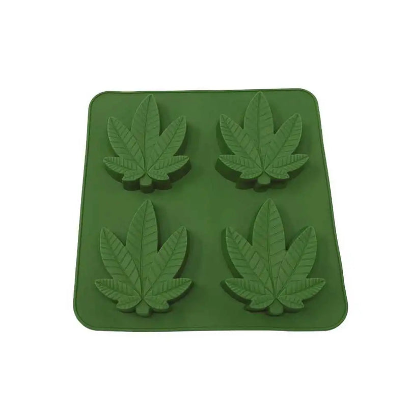Moule alimentaire 4 compartiments vert