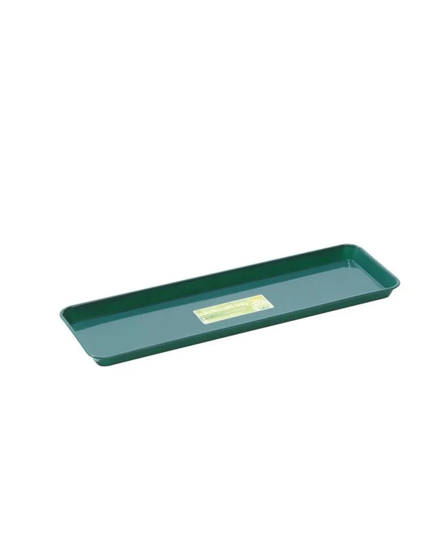 Petit plateau de rebord de fenêtre vert