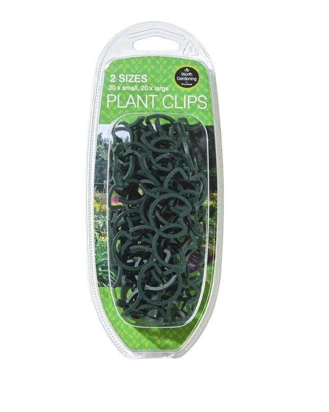 Pinces à plantes 2 tailles lot de 50