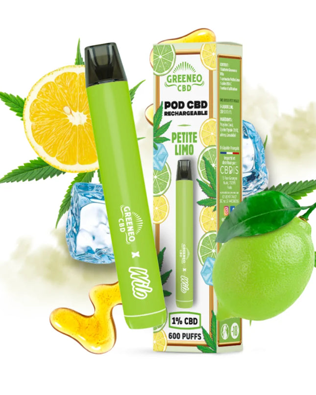 Pod CBD Rechargeable Petite Limo | GREENEO