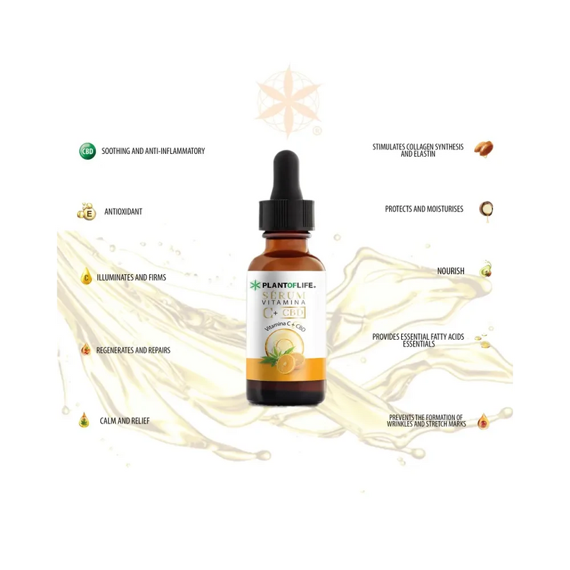 Sérum CBD Vitamine C Plant of Life 30ml