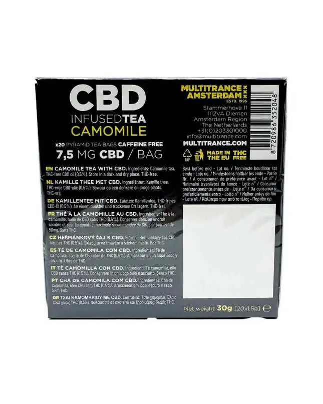Thé Camomille CBD 7,5mg Multitrance