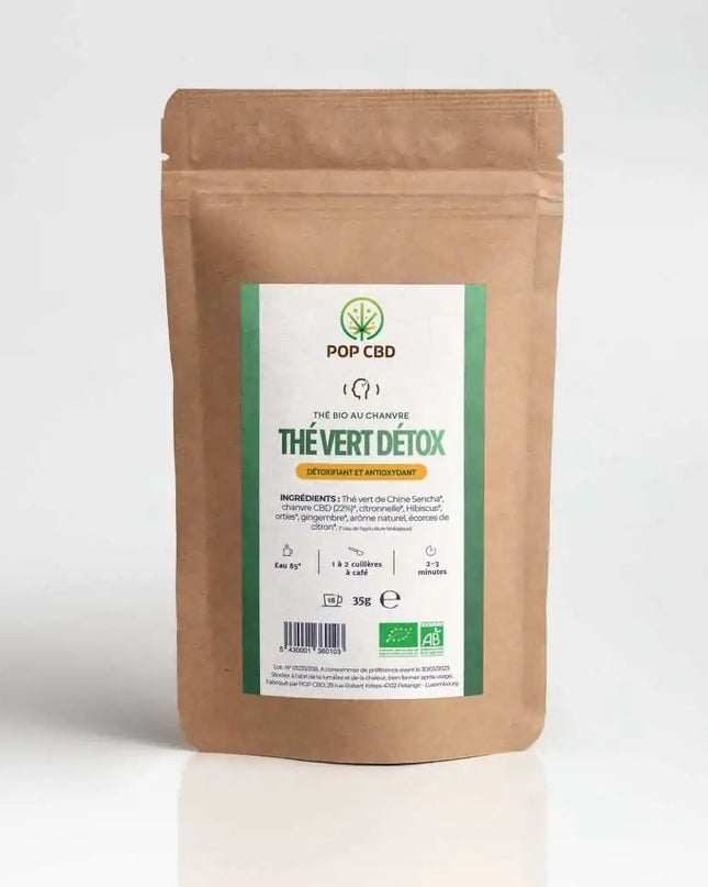 Thé CBD bio détox | POP CBD