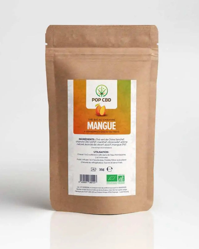 Thé CBD bio mangue | POP CBD