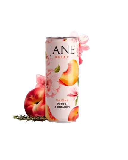 Thé CBD pêche romarin bio | JANE