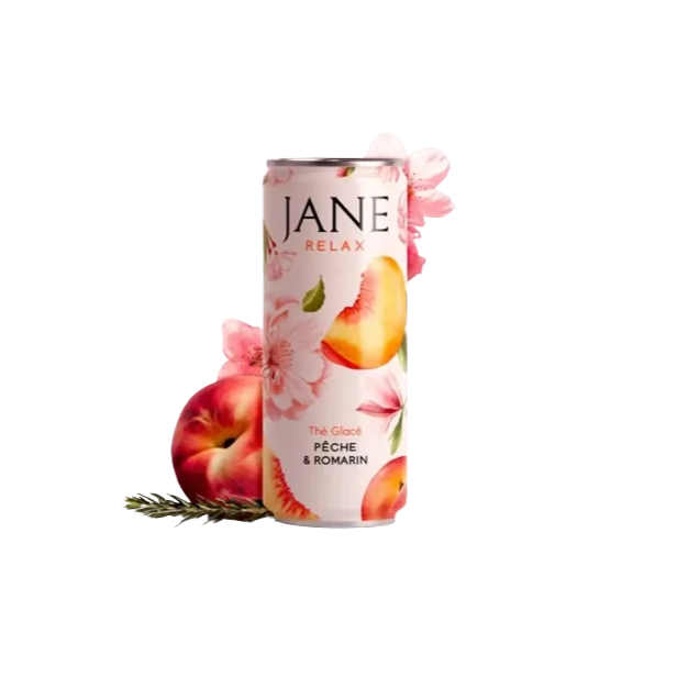 Thé CBD pêche romarin bio | JANE