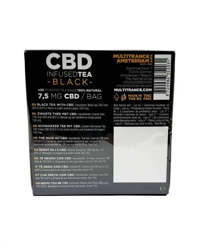 Thé Noir CBD 7,5mg Multitrance