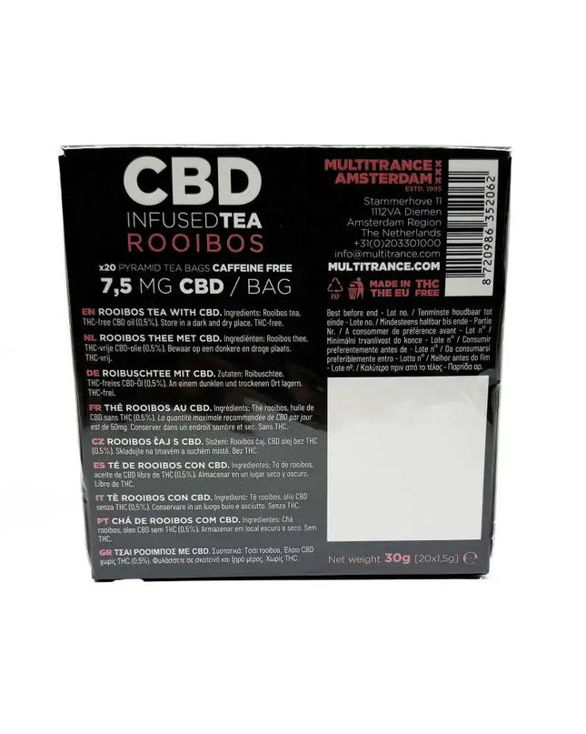 Thé Rooibos CBD 7,5mg Multitrance