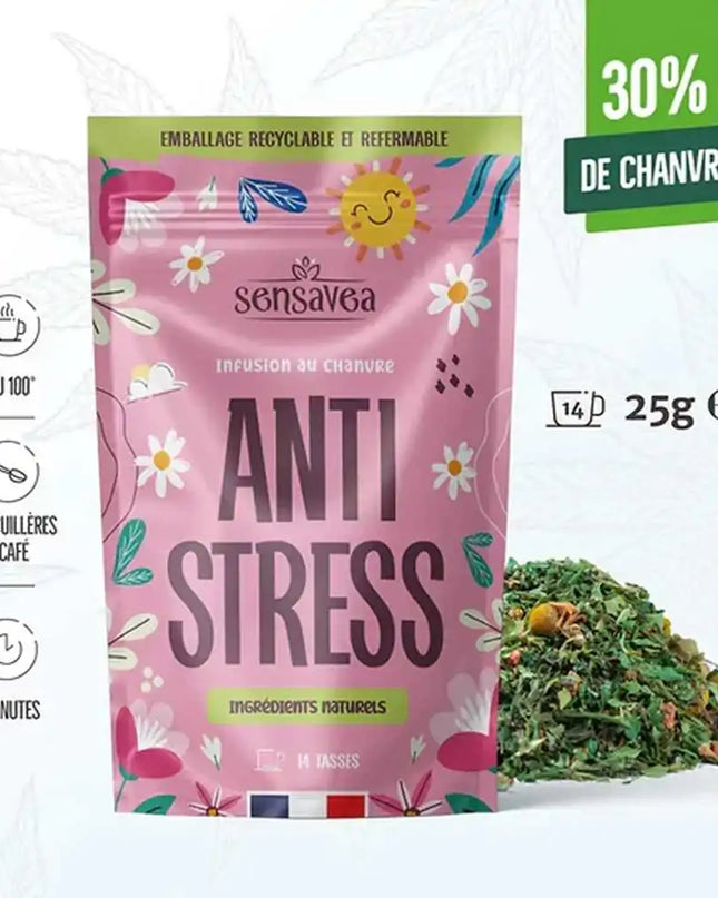 Tisane CBD bio anti stress | SENSAVEA