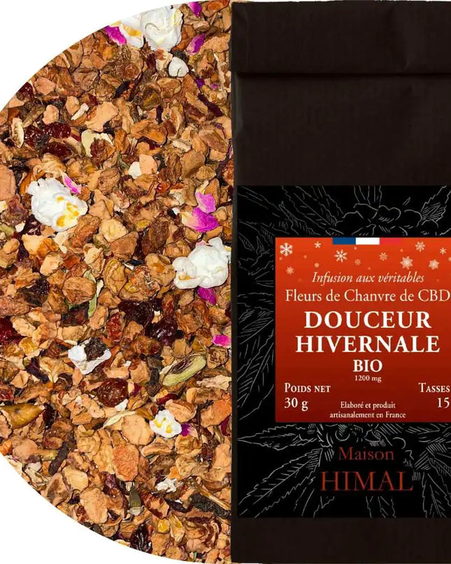 Tisane CBD bio douceur hivernale - en vrac | MAISON HIMAL