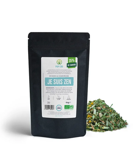 Tisane CBD bio je suis zen | POP CBD