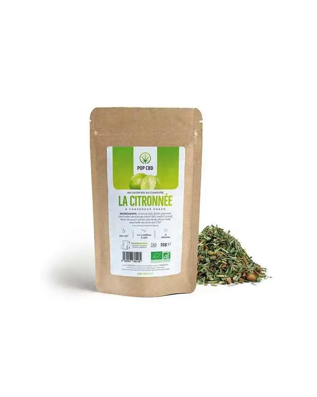 Tisane CBD bio la citronnée | POP CBD