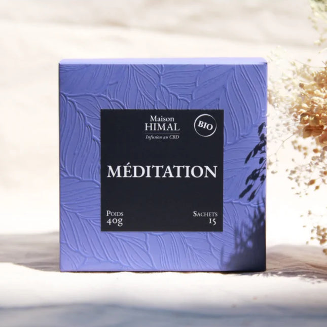 Tisane CBD bio méditation | MAISON HIMAL
