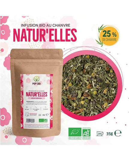 Tisane CBD bio natur'elles | POP CBD
