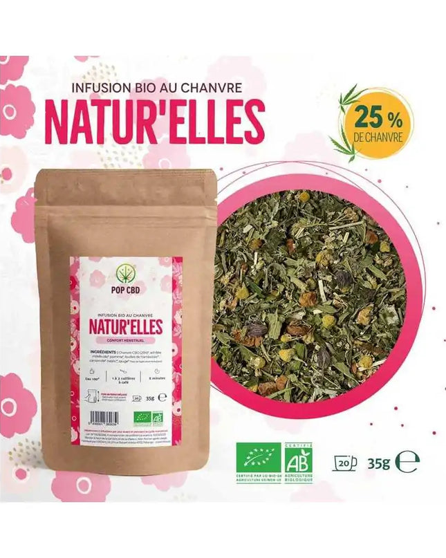 Tisane CBD bio natur'elles | POP CBD