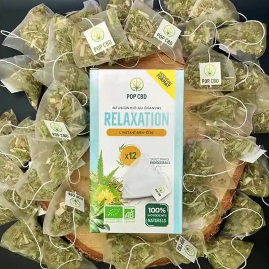 Tisane CBD Bio Relaxation POP CBD - 12 sachets