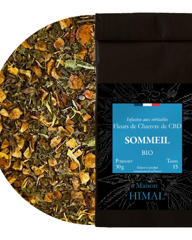 Tisane CBD bio sommeil - en vrac | MAISON HIMAL